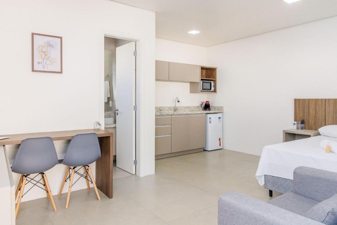 Locar-In Gramado Flat Centro A 600 M Da Rua Coberta Appartement Buitenkant foto